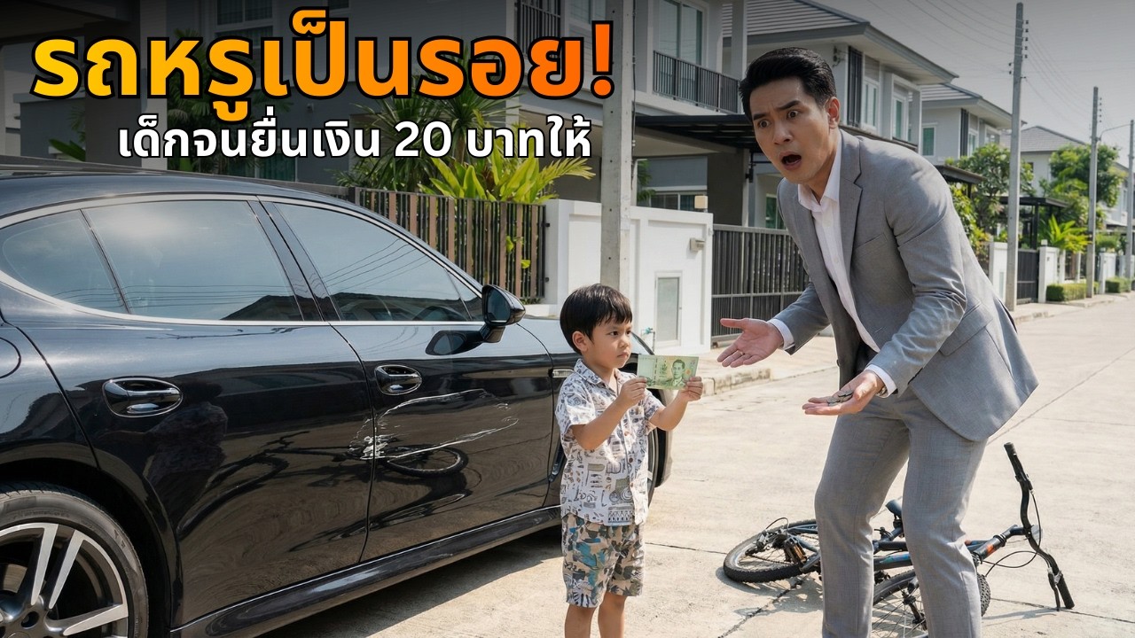 หนุ่มรวยดูถูกเด็กจนทำรถหรูเป็นรอย พอรู้ความจริงว่าเป็นใคร ถึงกับเข่าทรุดร้องไห้แทบขาดใจ