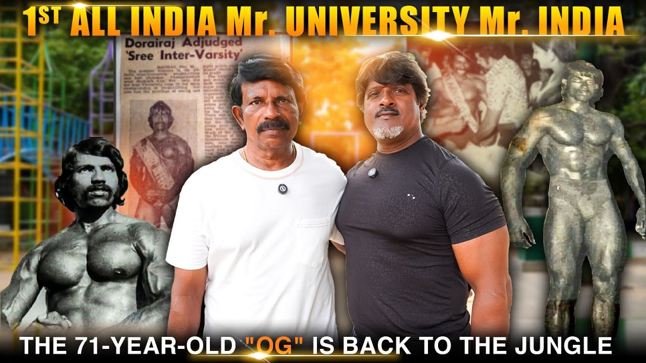 all india university bodybuilding and Tamilnadu Bodybuilder 80s  champion Mr, durairaj