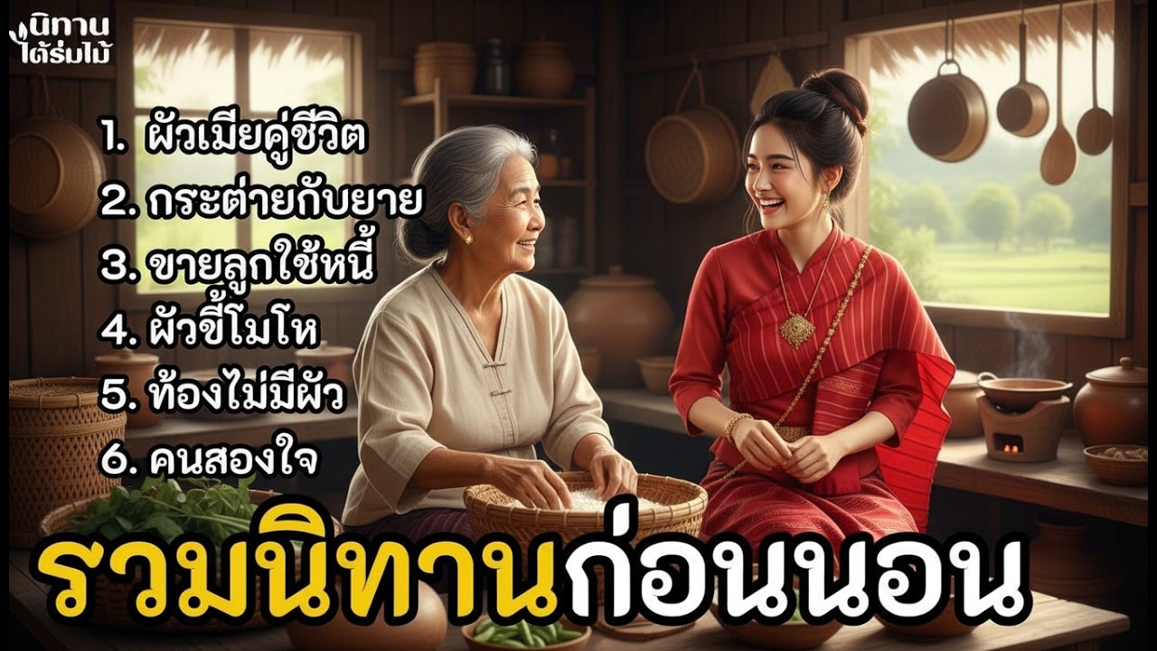 รวมนิทานก่อนนอน ฟังยาวๆ ｜ EP.8 #นิทานพื้นบ้าน  #นิทานสอนใจ #นิทานชาวบ้าน #เรื่องเล่าชาวบ้าน