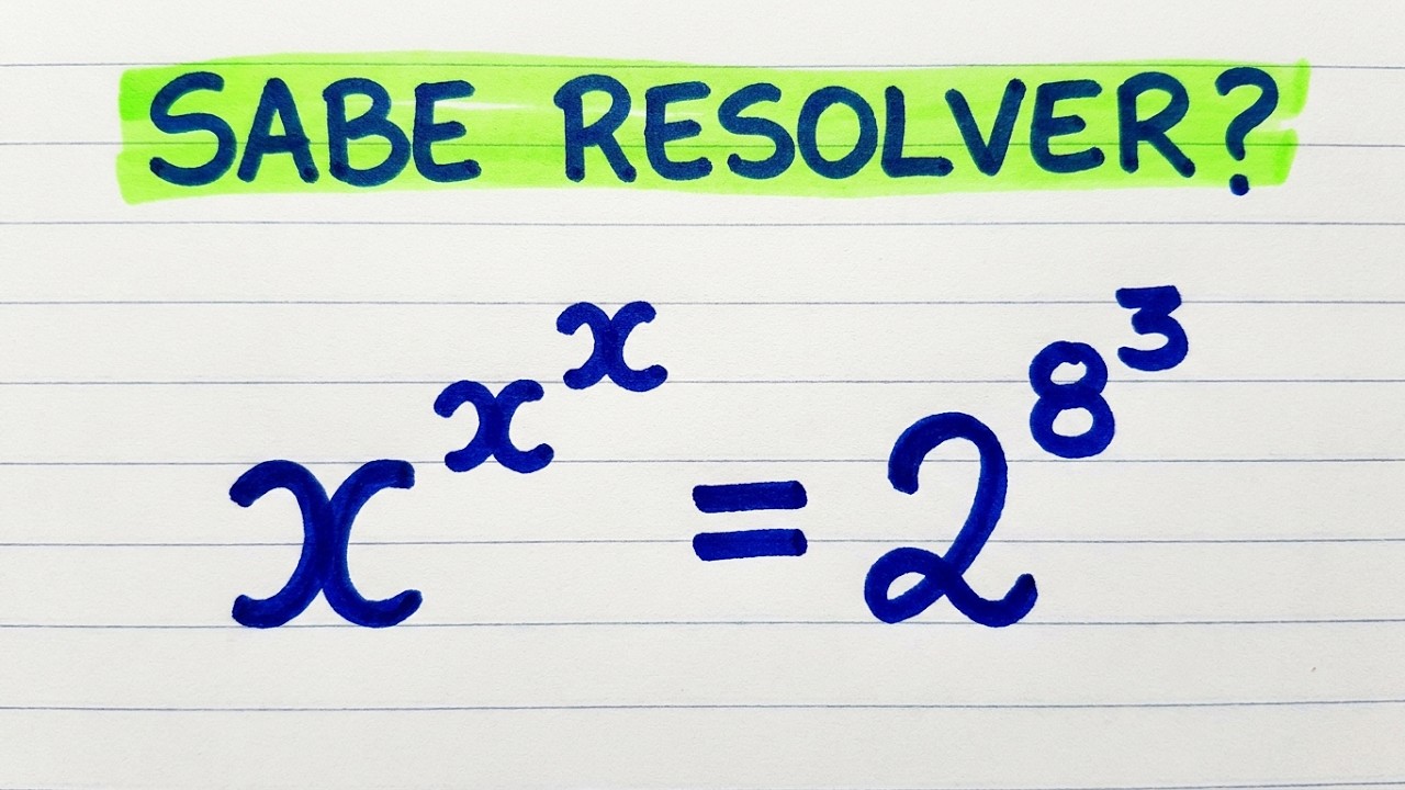 Uma Interessante Equação Exponencial com Artifício