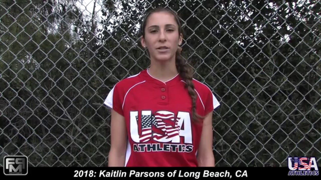 Committed to University of Tennesesse 2018 Kaitlin Parsons Shortstop Softball Skills Video