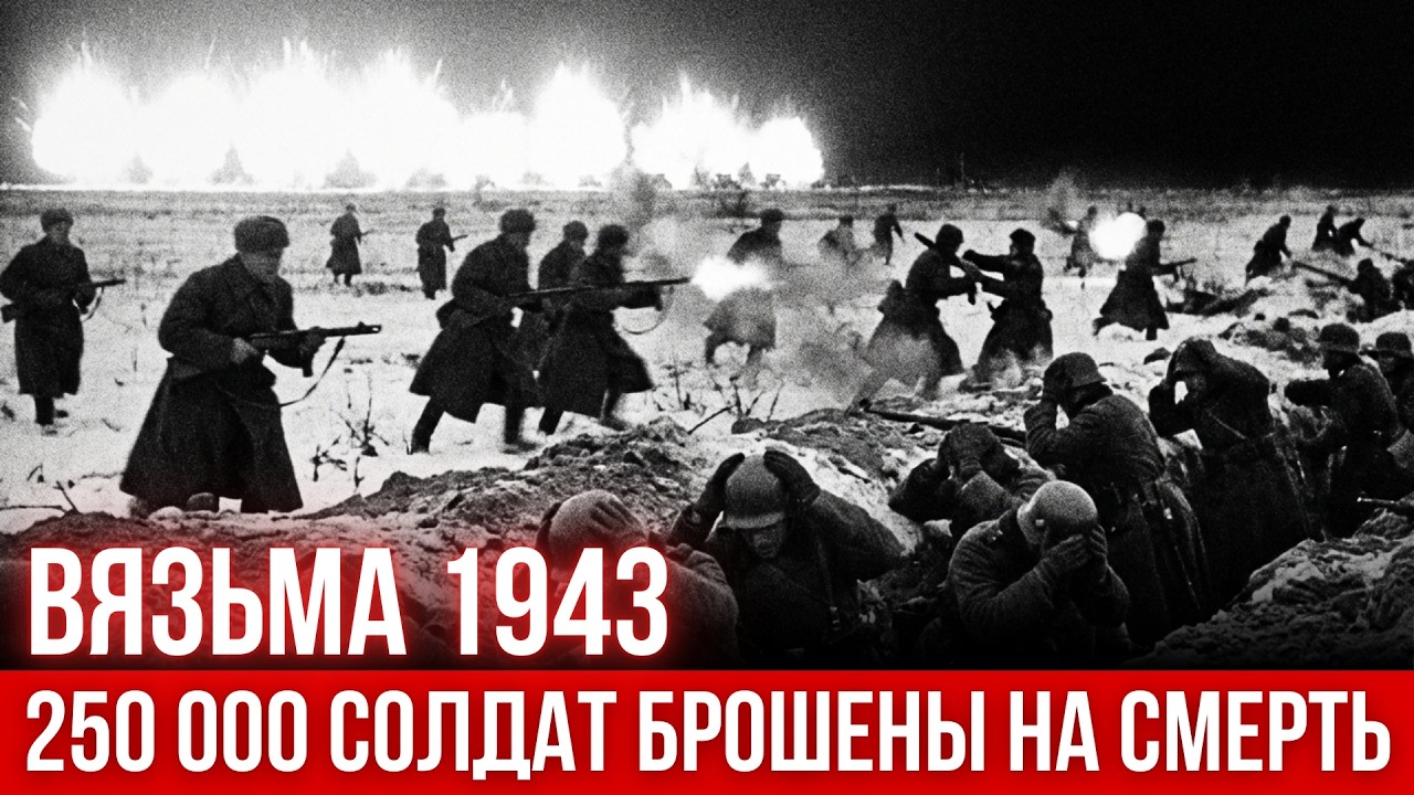 ВЯЗЬМА: Операция, которую Жуков хотел ЗАБЫТЬ — 250 000 погибших ради ОДНОГО города!