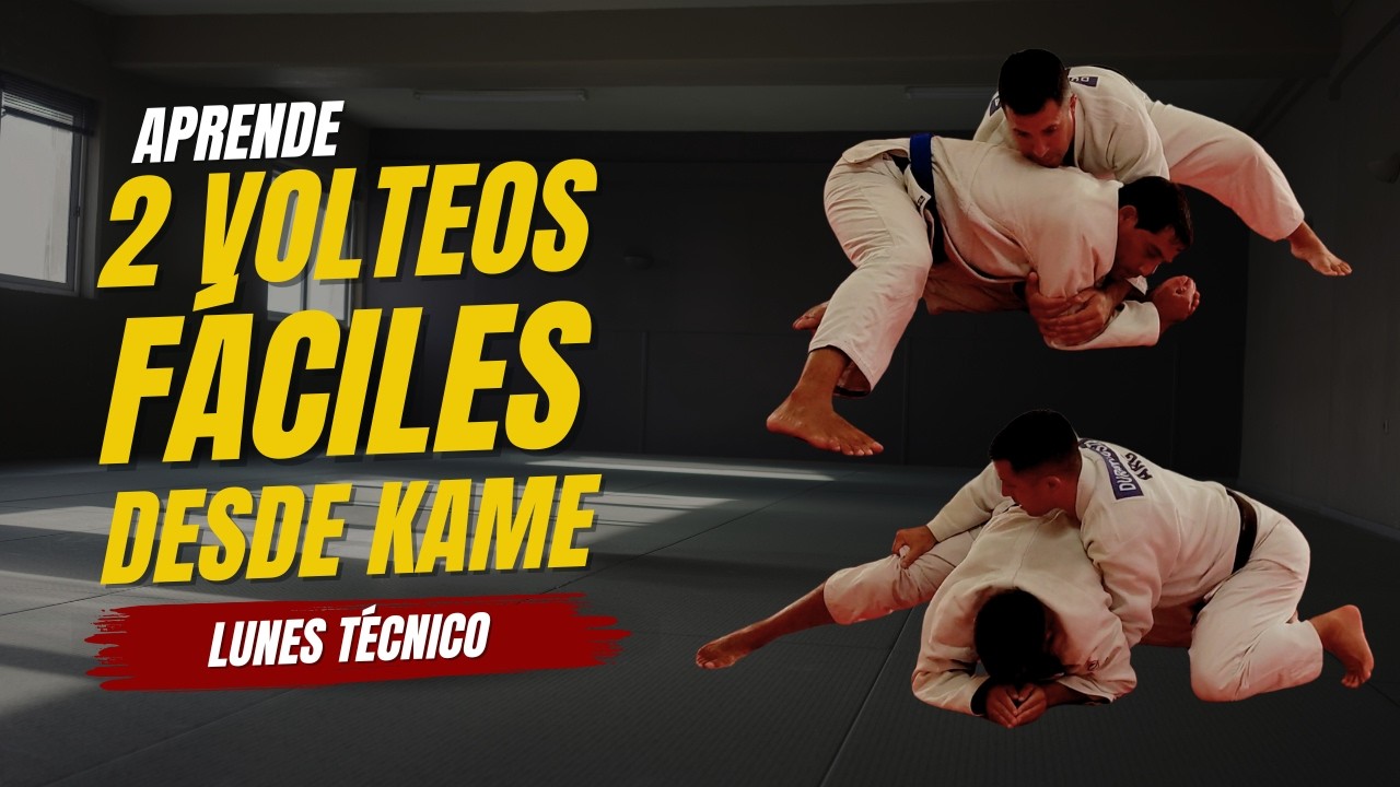 2 volteos MUY FÁCILES desde posición kame | Lunes técnico
