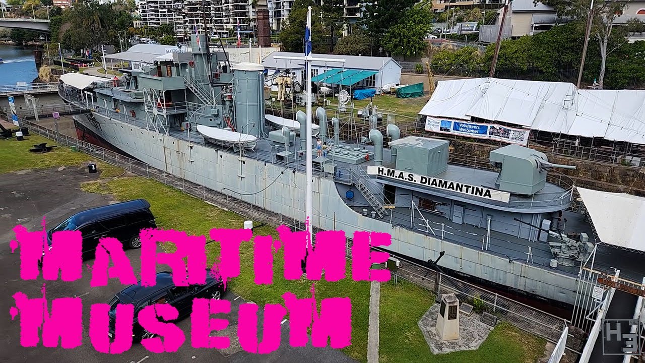 Visiting HMAS Diamantina at the QLD Maritime Museum