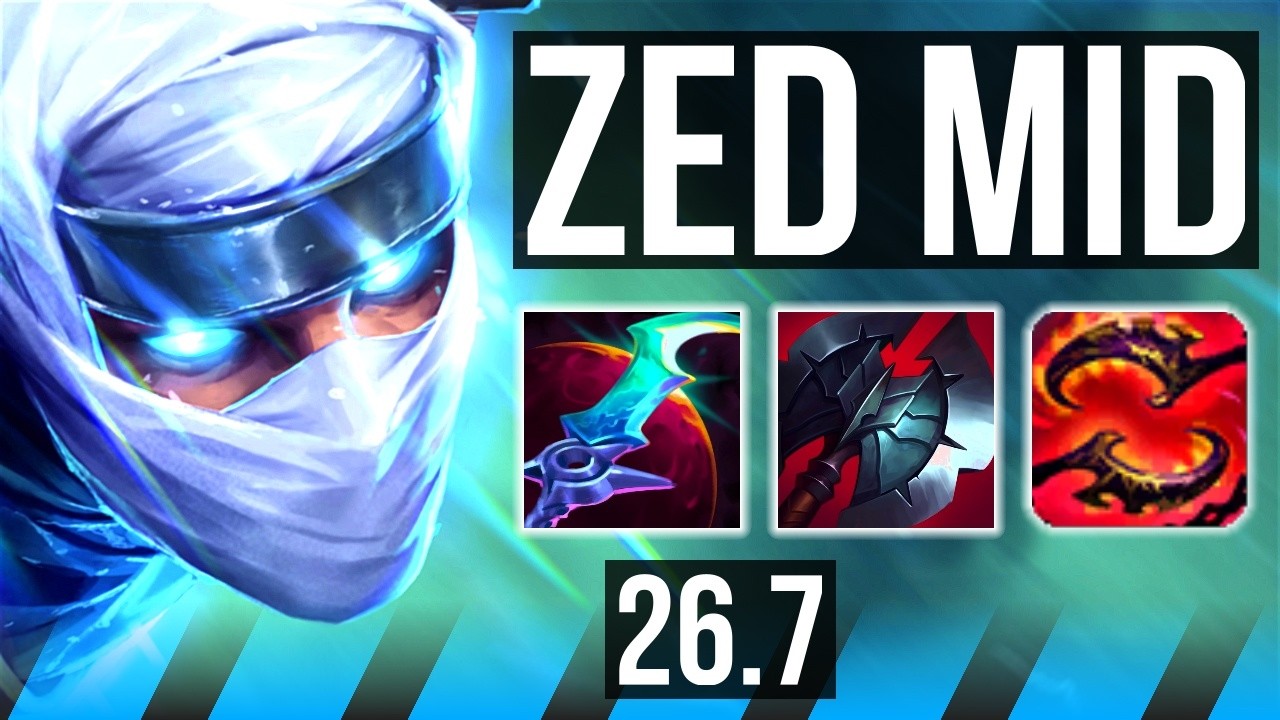ZED vs SYLAS (MID) | Perfect KDA: 15/0/4 | KR Master | 26.7