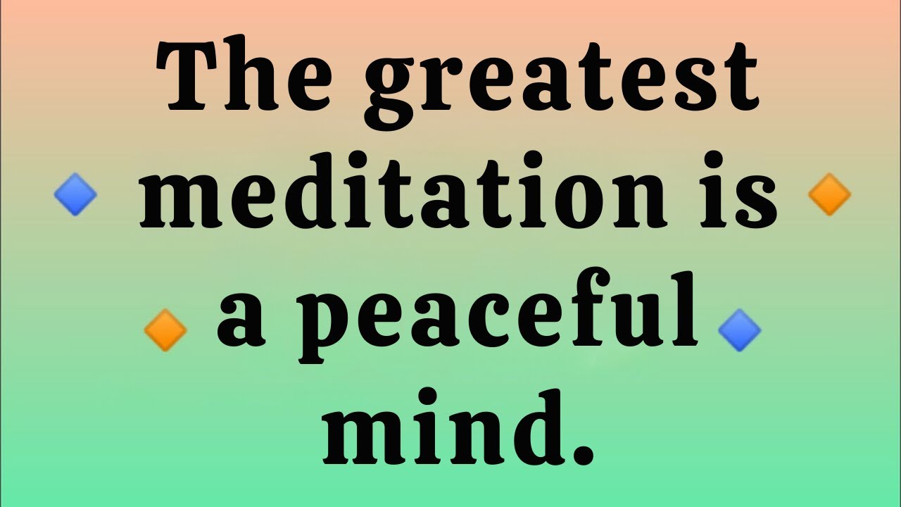 Angel message: The greatest meditation is a peaceful mind💌 God message || Universe message