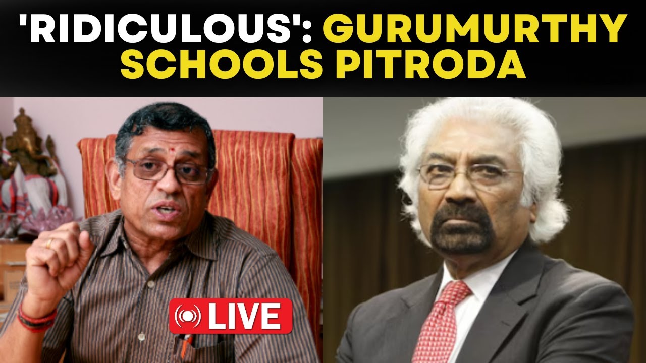 Sam Pitroda News LIVE: S Gurumurthy Schools Sam Pitroda Over His Racist Remarks | Pitroda Resigns