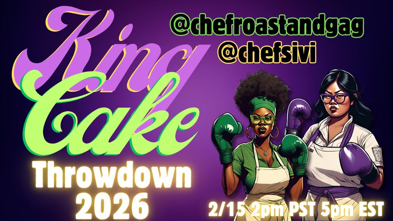 THE KING CAKE CHALLENGE REMATCH. CHEF ROAST & GAG vs CHEF SIVI