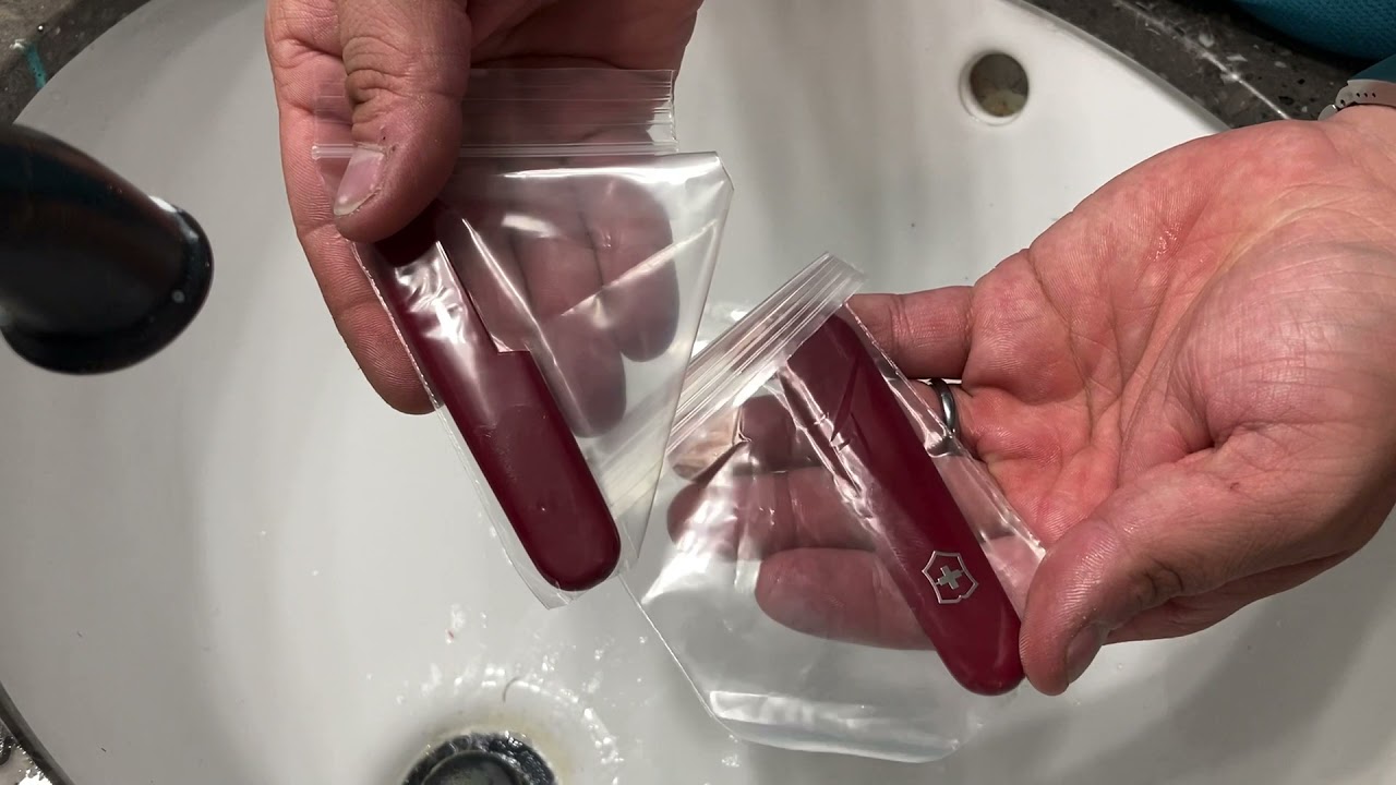 How To Clean And Replace The Scales On A Victorinox Knife.