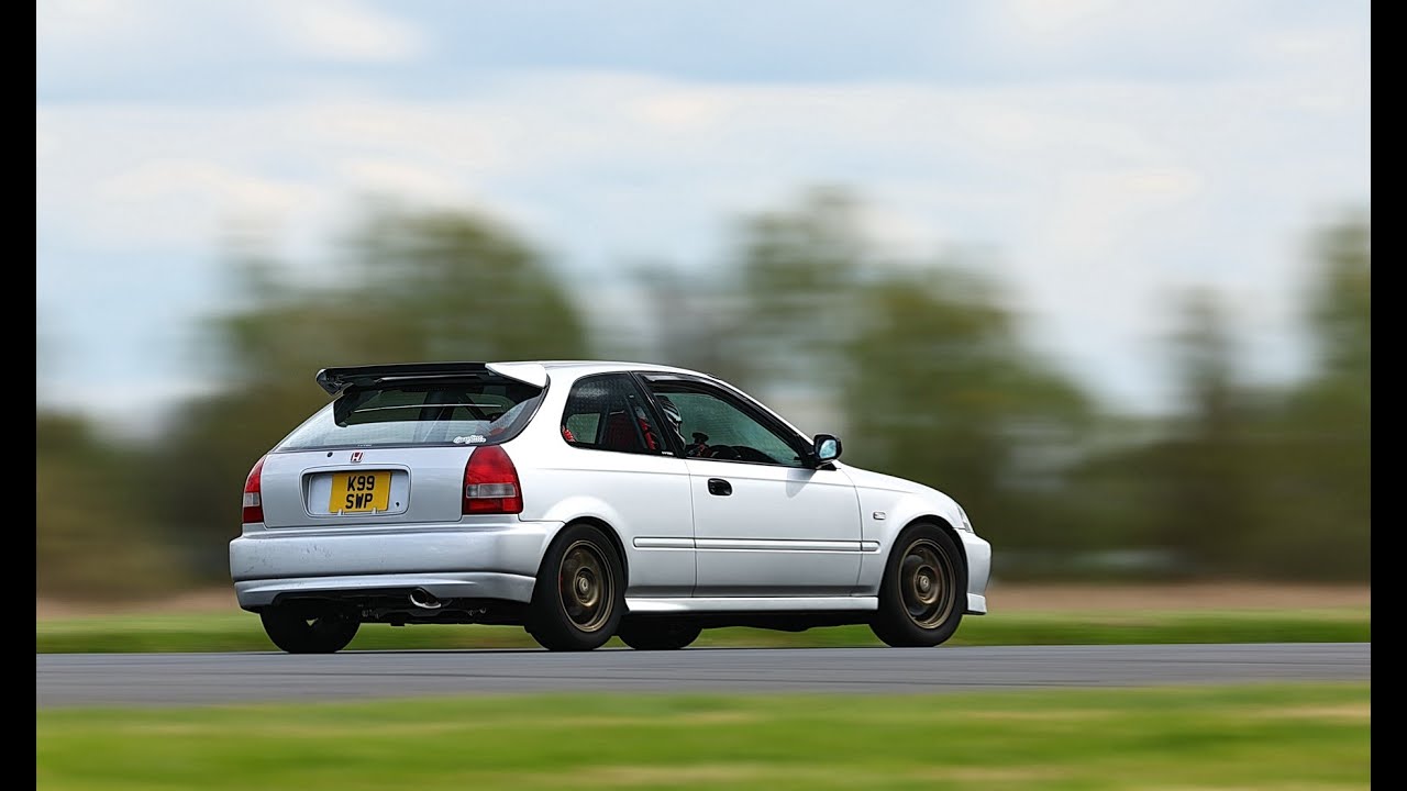 Bedford Autodrome Trackday - 3rd session - 240bhp K swapped Civic