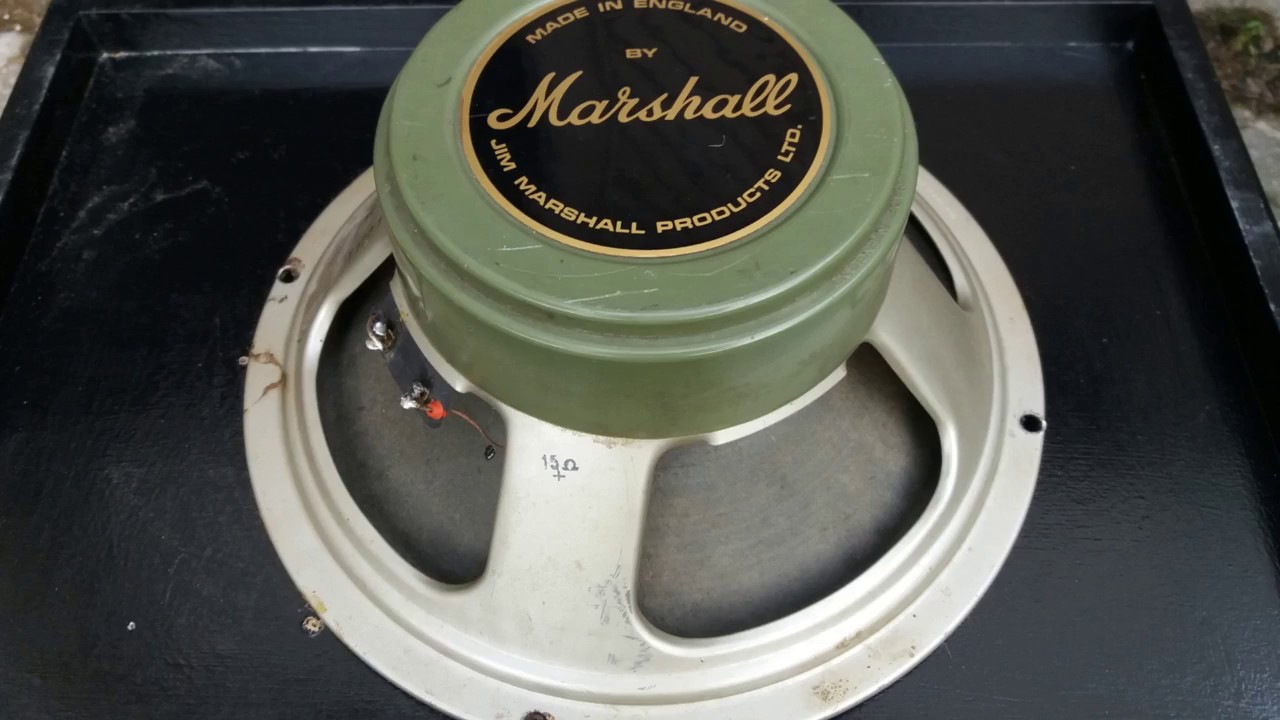 Celestion Greenback Cone Breaking Test nagrywamy.com