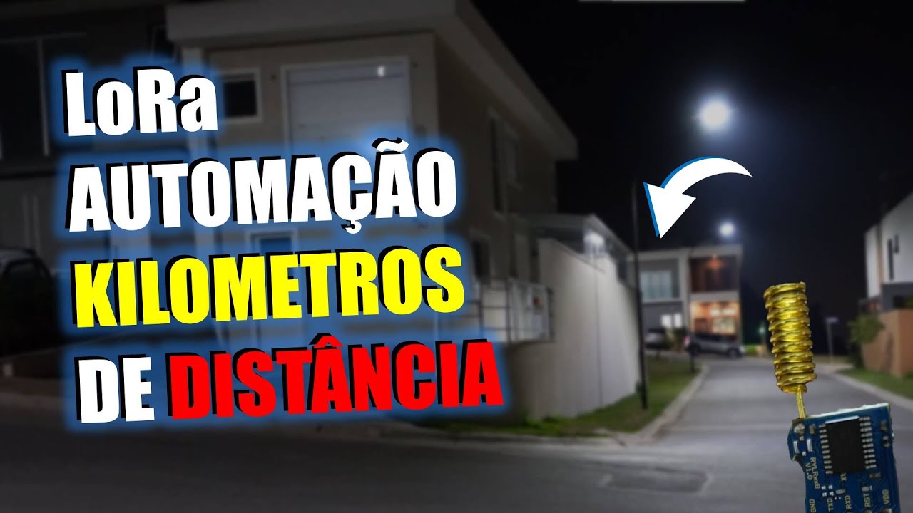 AUTOMAÇÃO a LONGA distância com LoRa e módulo Reyax RYLR998