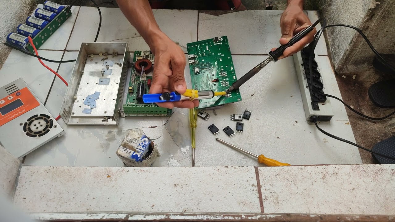 conserto-do-controlador-POWMR solar⤴️🪐🪐🪐🪐