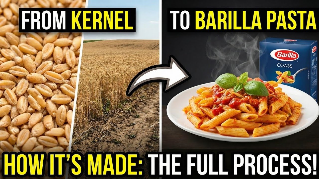 How Barilla Turns 1,000 Tons of Grain Into Pasta Every Day!