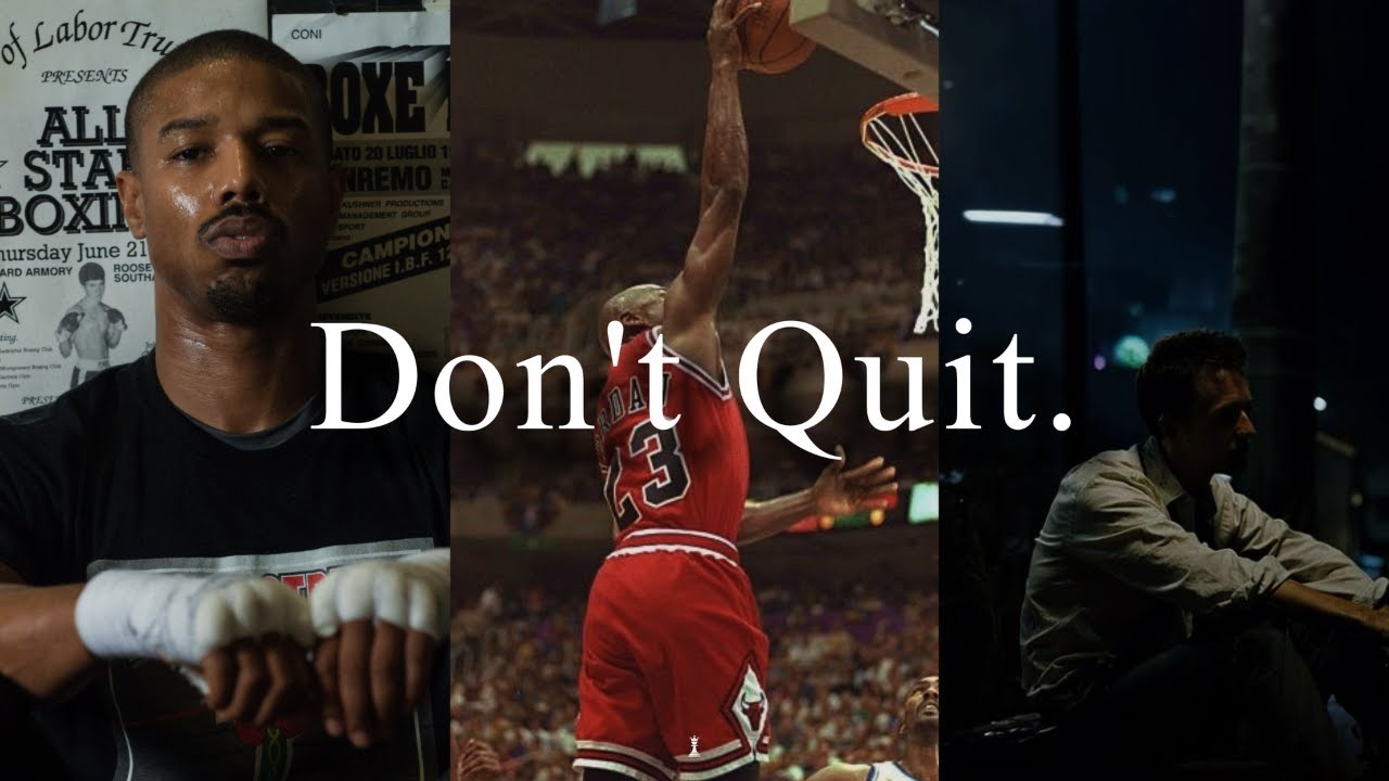 You Can't Give Up.