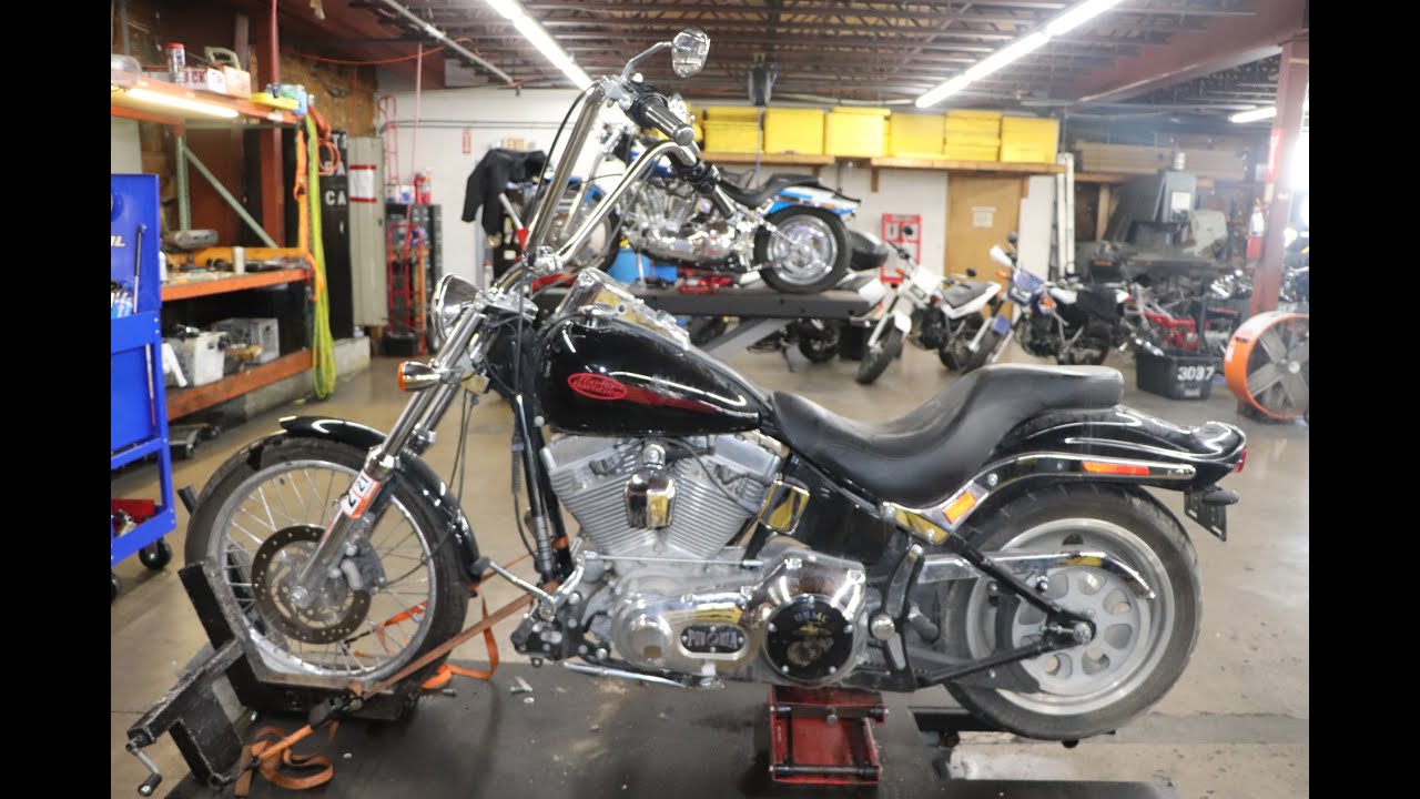 2006 Harley-Davidson Softail Standard FXSTD (black) 3058 Fallen Cycles