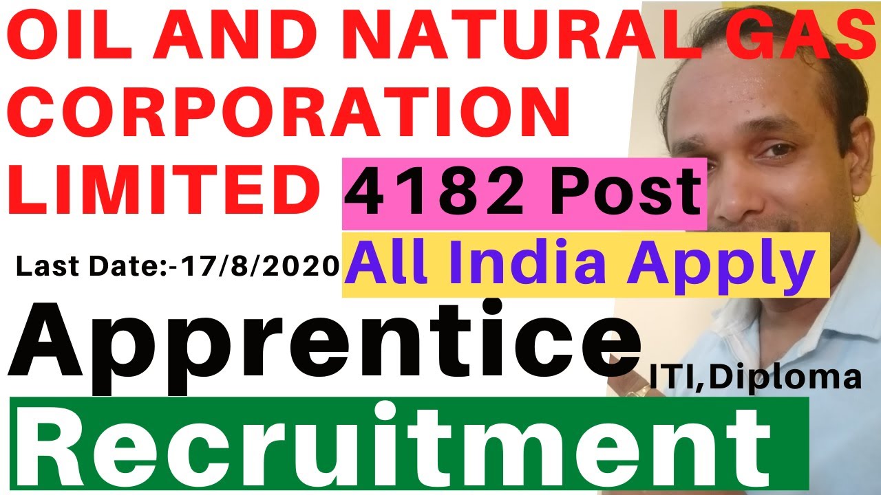 ONGC Recruitment 2020 | ONGC Trade Apprentice Recruitment 2020 | ONGC Apprentice Recruitment