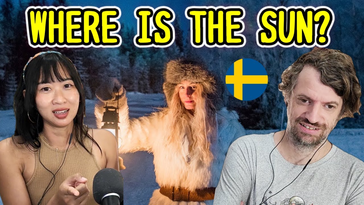 Thai-Canadian Couple Reacts to Living with the Dark Winters in Sweden