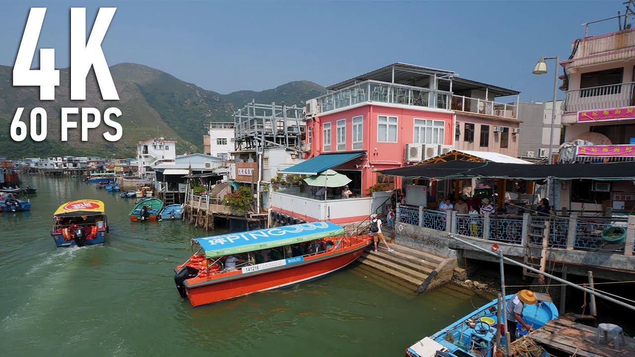 Tai O, Hong Kong's Fishing village on stilts | Walking tour | 4K 60 FPS