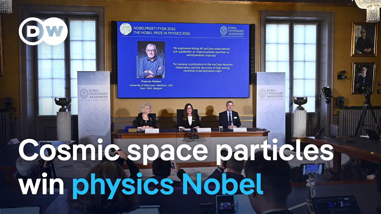 Belgian scientist Francis Halzen wins the Physics Nobel Prize for his work on neutrinos | DW News