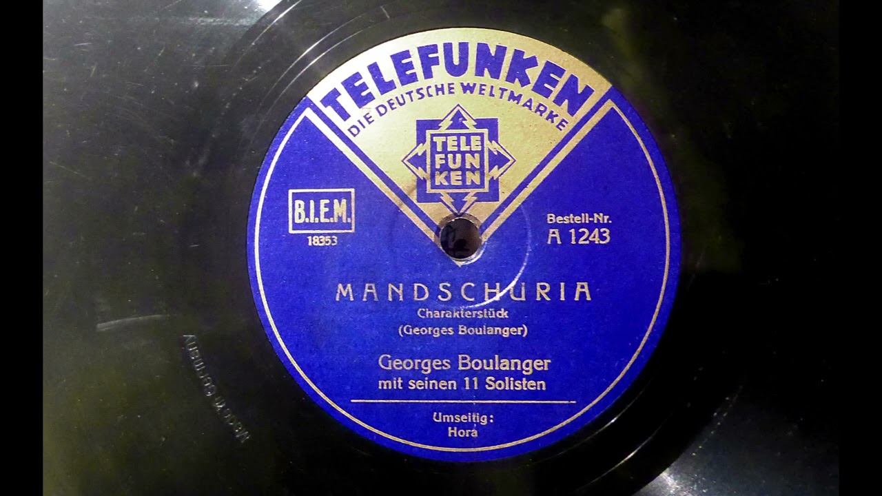 Georges Boulanger: Mandschuria (1932)