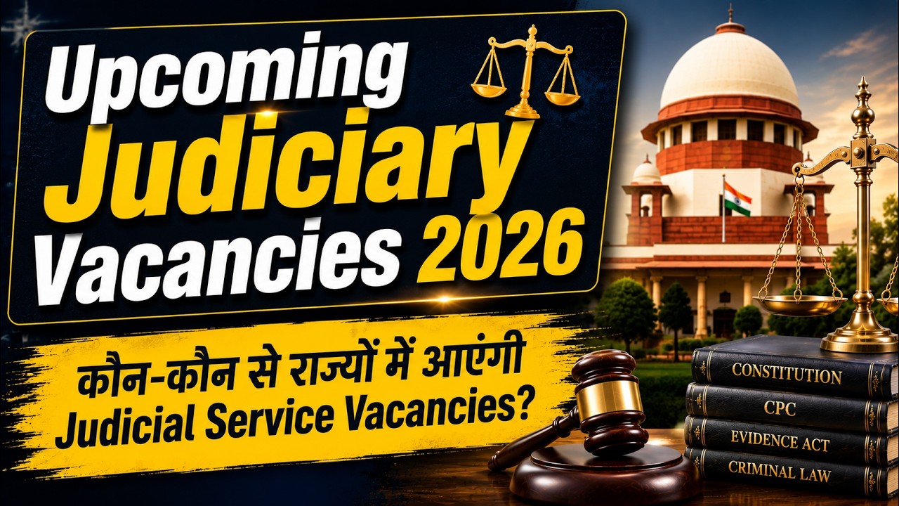 Upcoming Judiciary Vacancies 2026कौन-कौन से राज्यों में आएंगी Judicial Service Vacancies?