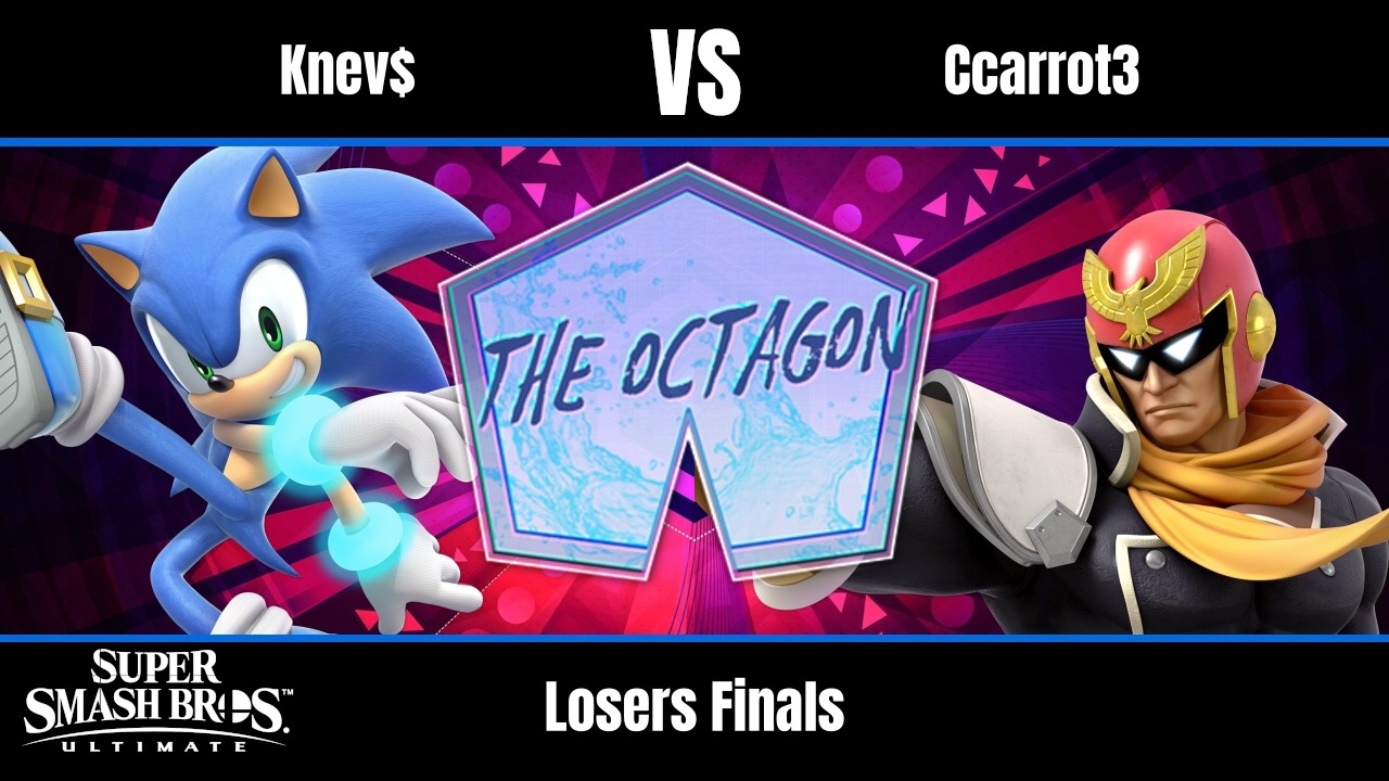 Knev$ (Sonic) vs Ccarrot3 (Captain Falcon) - Ultimate Losers Finals - Octagon #148