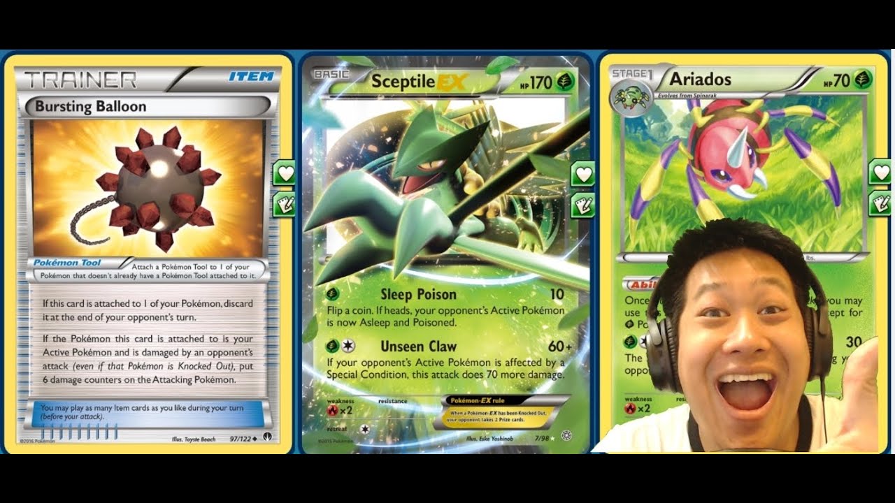 Bursting Balloon Sceptile Ex Deck, No Shaymins, Dangerous and Nasty Toolkit