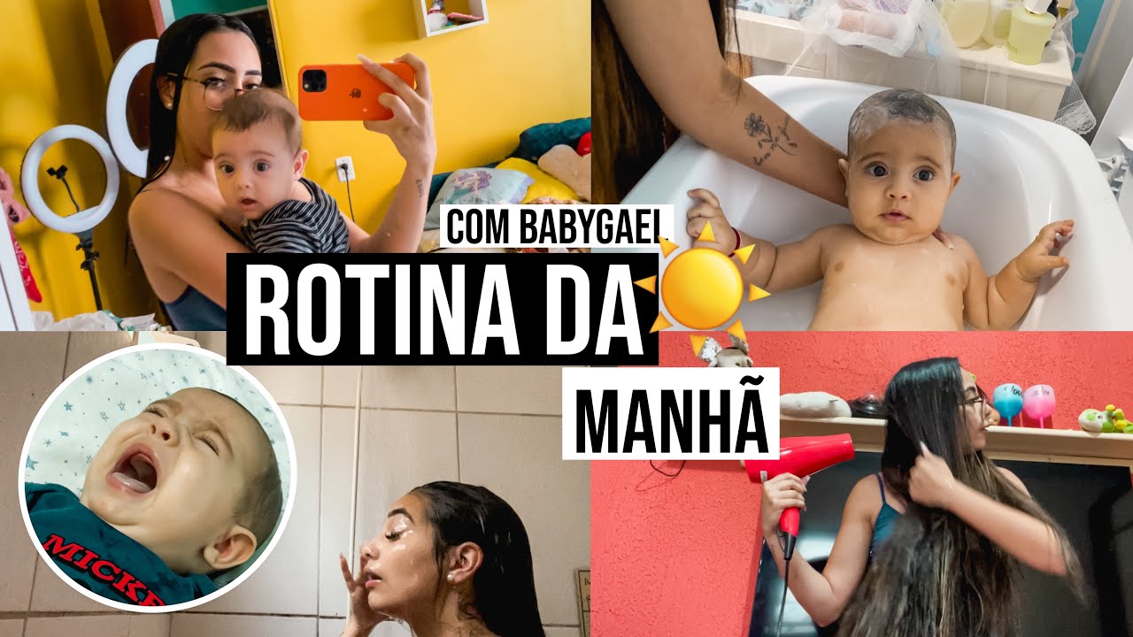 MINHA ROTINA COM GAEL PELA MANHÃ