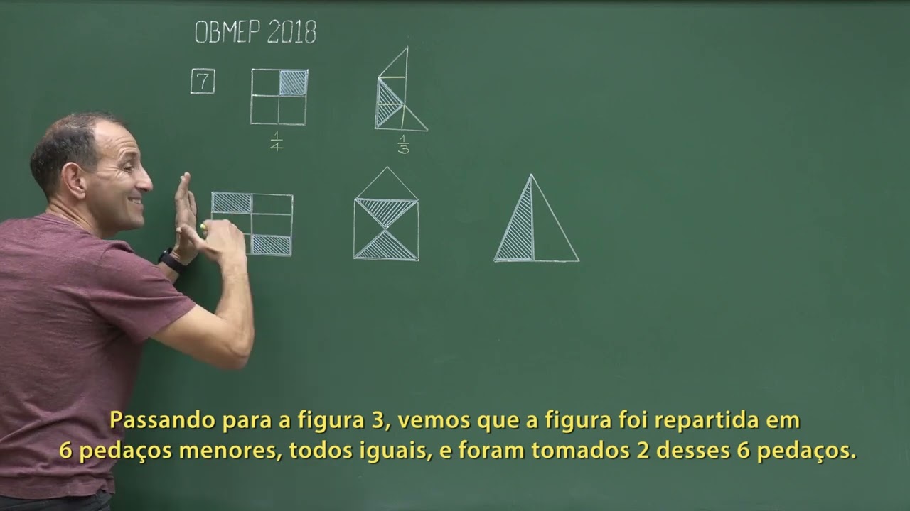 Questão 07 - Provas e Soluções OBMEP 2018 - 1ª fase - nível 1 - Professor Fabio Henrique