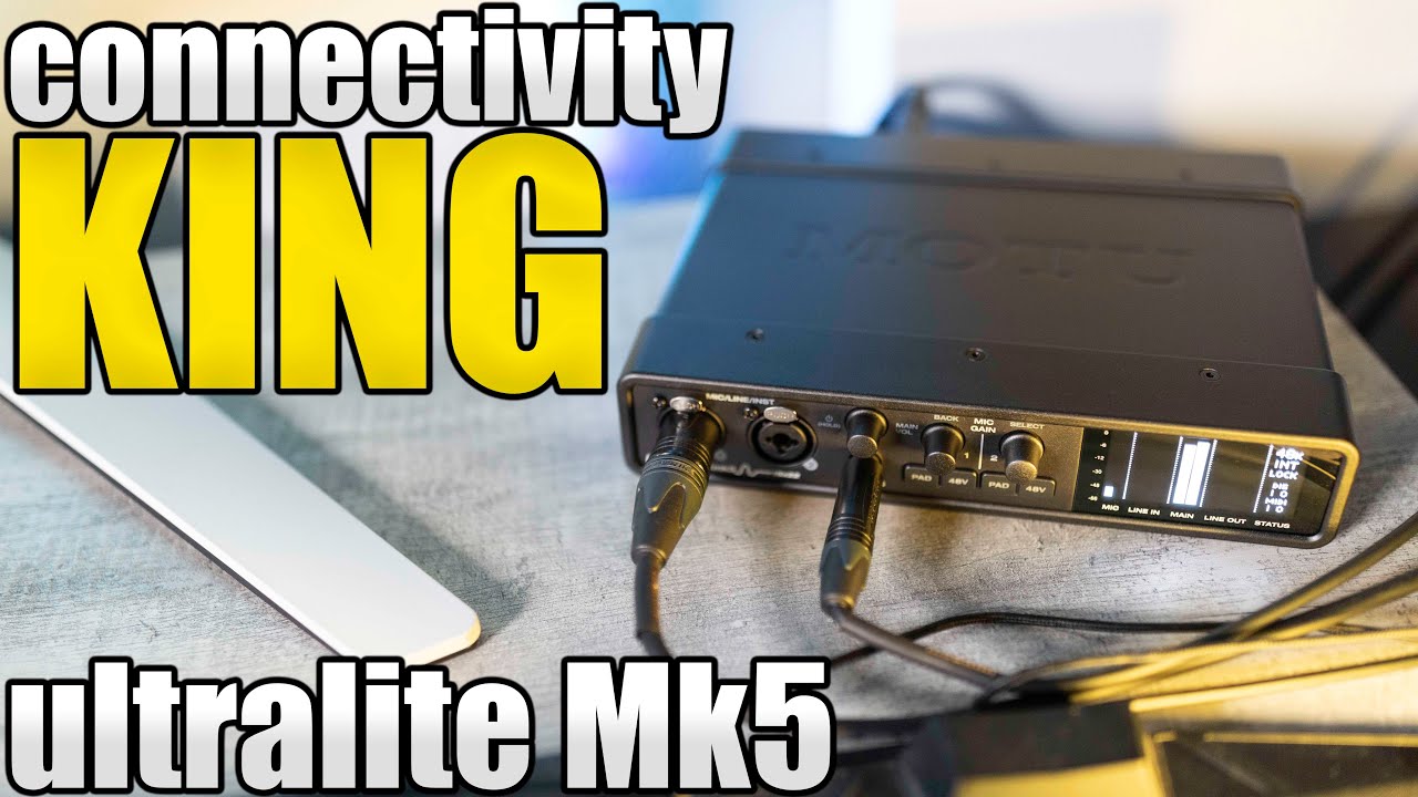 THE LAST AUDIO INTERFACE YOU'LL EVER NEED | MOTU ULTRALITE MK5