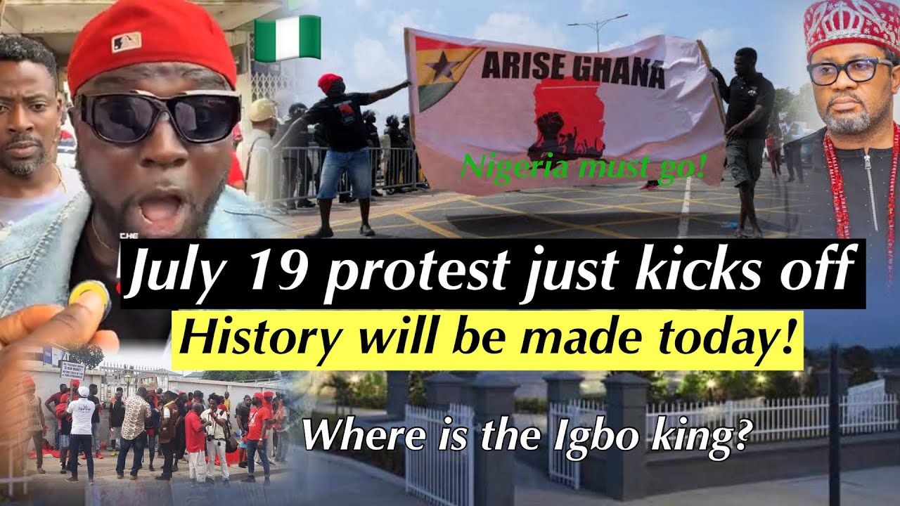 BREAKING‼️ JULY 19 MASSIVE PROTEST JUST KICKS OFF | GHANAIAN YOUTHS STORMS THE STREETS OF ACCRA 