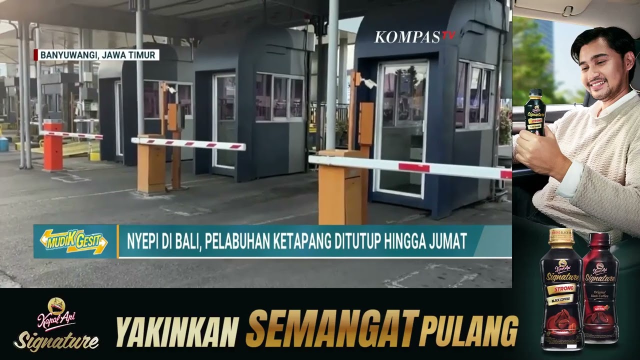 Jelang Penutupan Pelabuhan Ketapang dan Pelabuhan Gilimanuk, Antrean Mulai Terurai