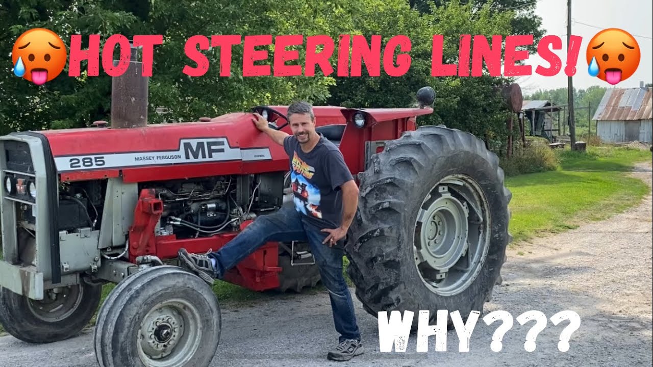 Горят рулевые магистрали? СРОЧНО требуется ремонт для Massey Ferguson 285!