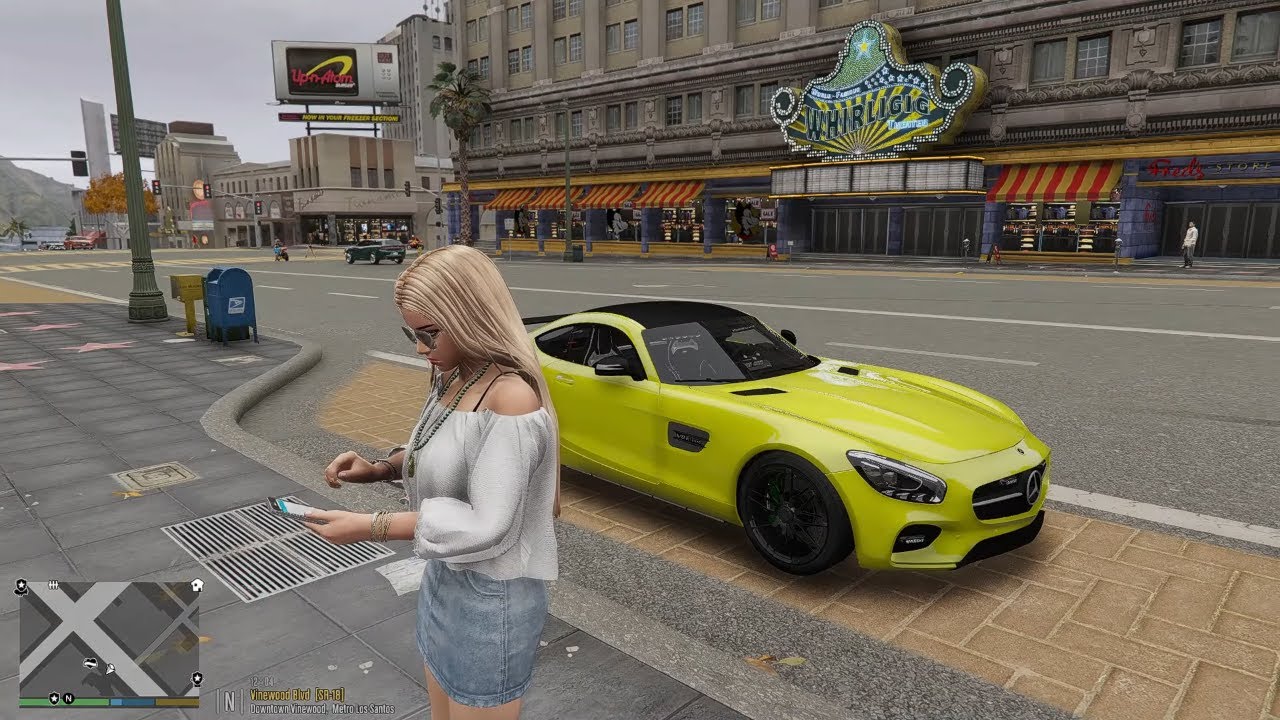 Gta 5 Lspdfr Playing As A BAD4SS LSPD Female Cop - AMG GT Undercover! #gta #gta5 #lspdfr