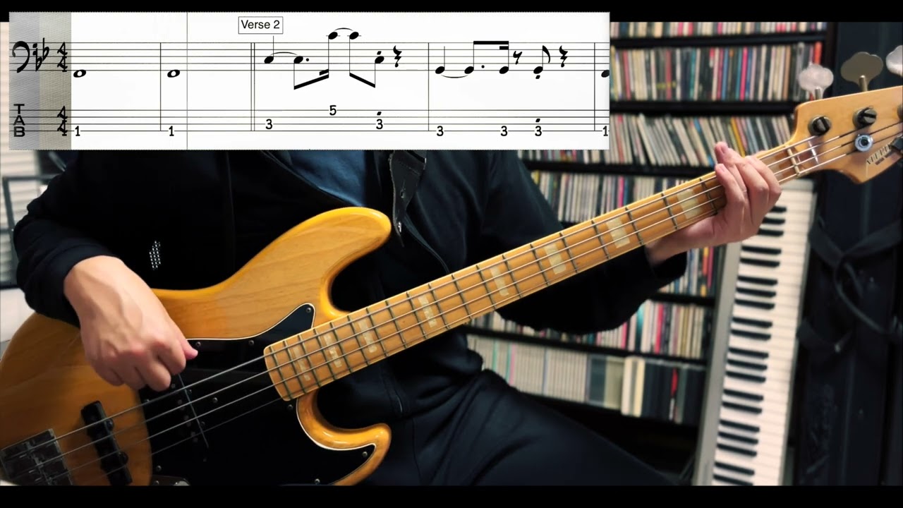 Teddy Swims - Let Me Love You (Mario Cover) (Bass Cover) TABS in Video | *Get the PDF on Patreon