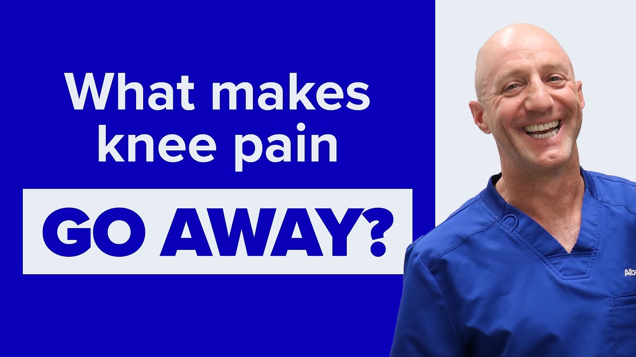 What Makes Knee Pain GO AWAY?