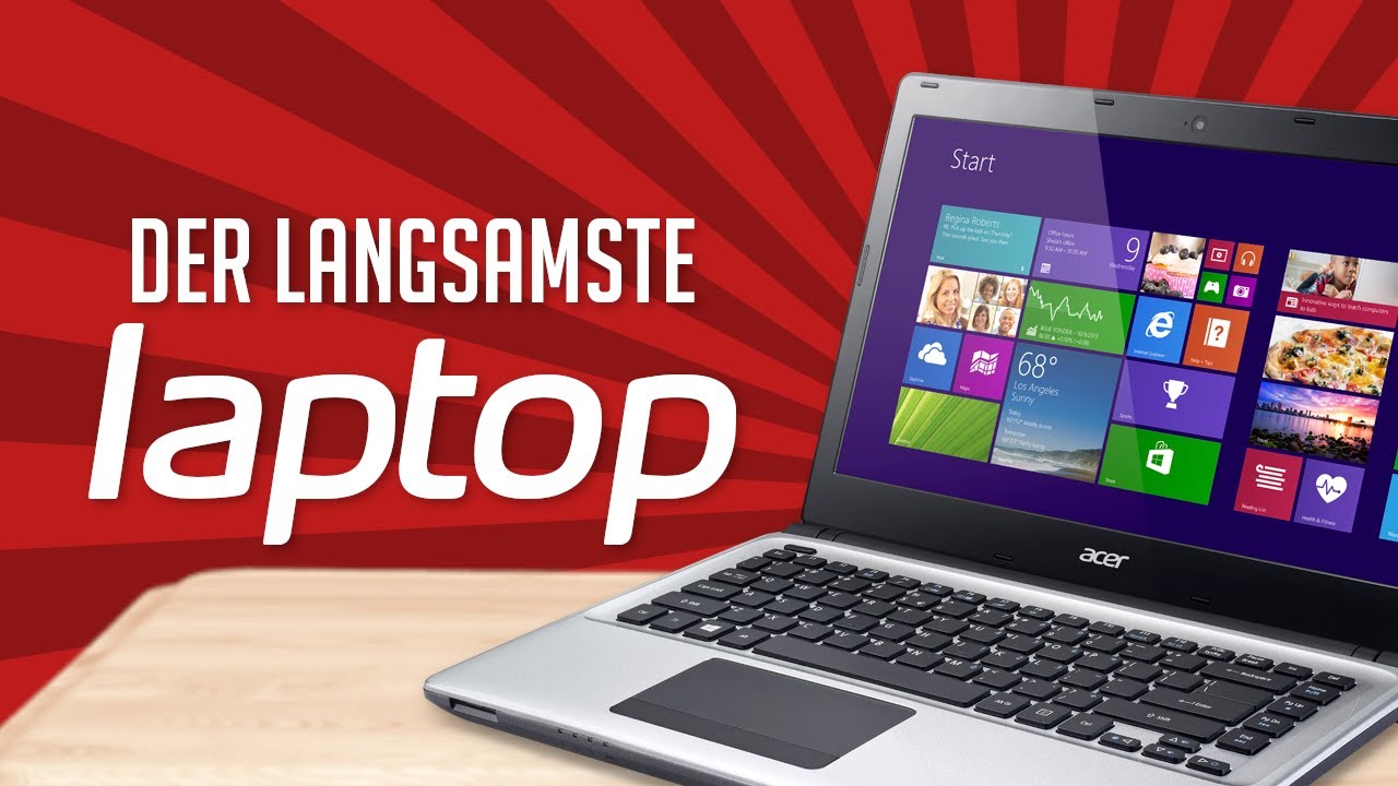 Der langsamste Laptop der Welt (fängt Feuer nach 2 Minuten)