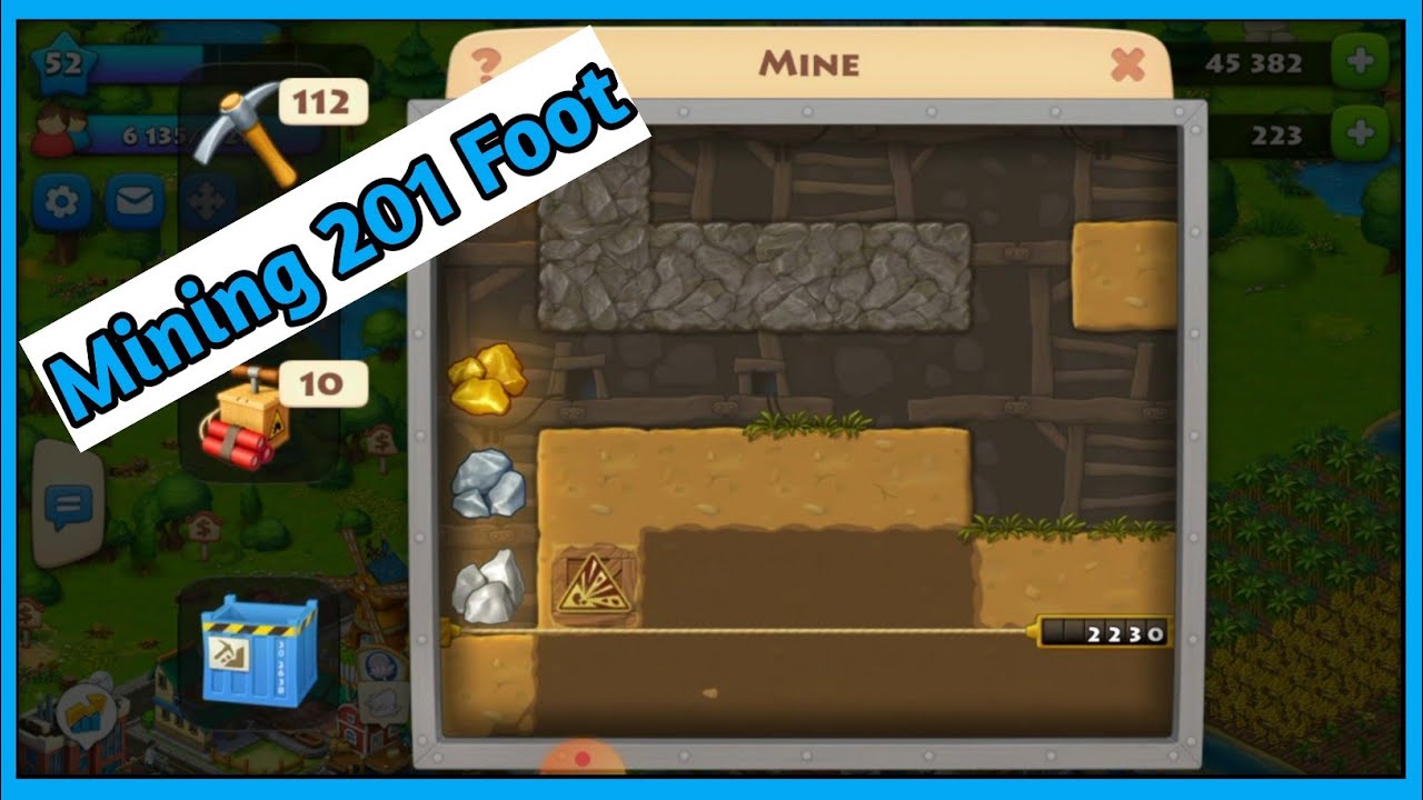 TOWNSHIP- Mining 201 Foot.