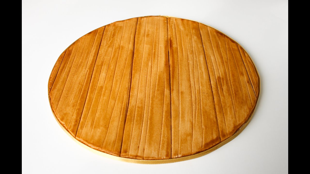 Technique Pâte à Sucre : Comment faire un effet planches de bois