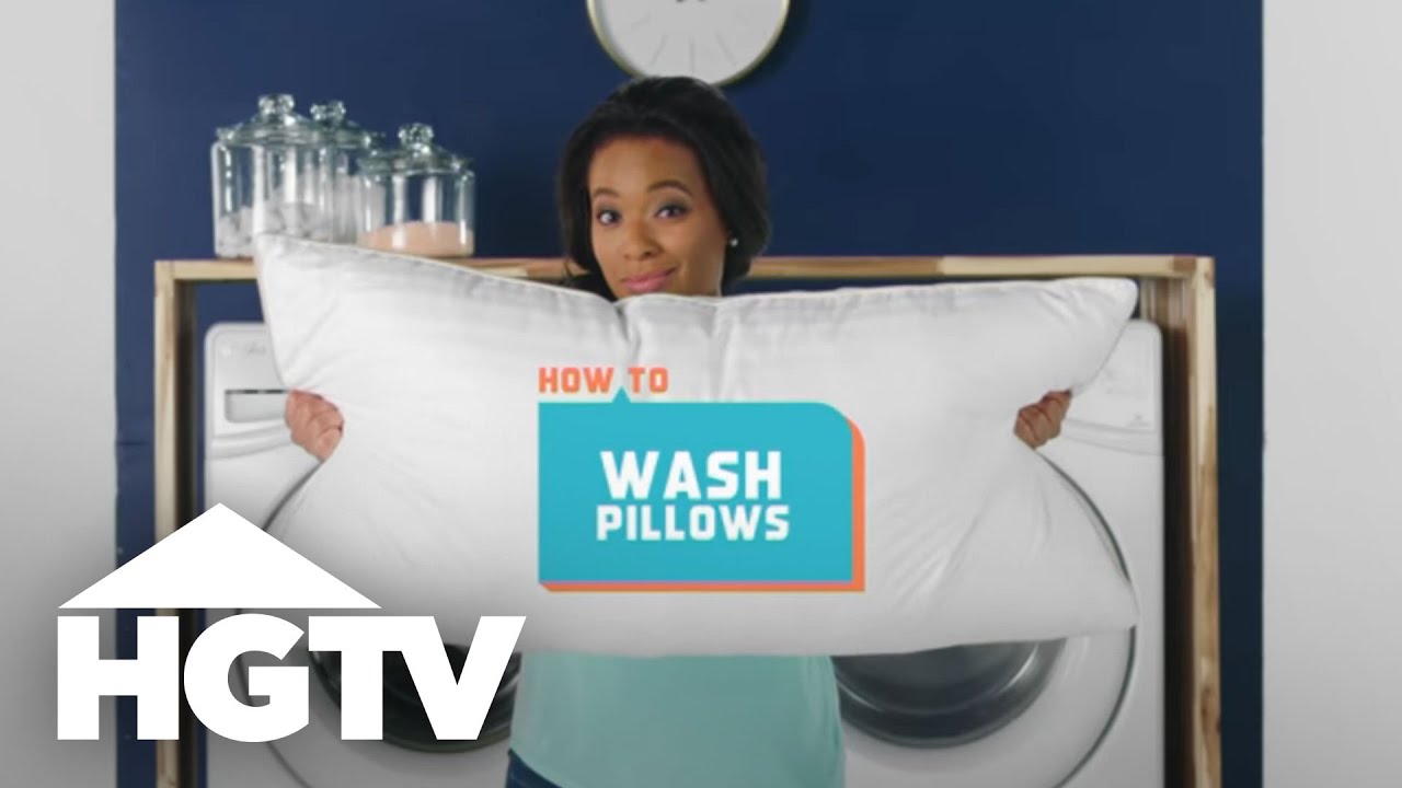 How to House: How to Wash Pillows | HGTV
