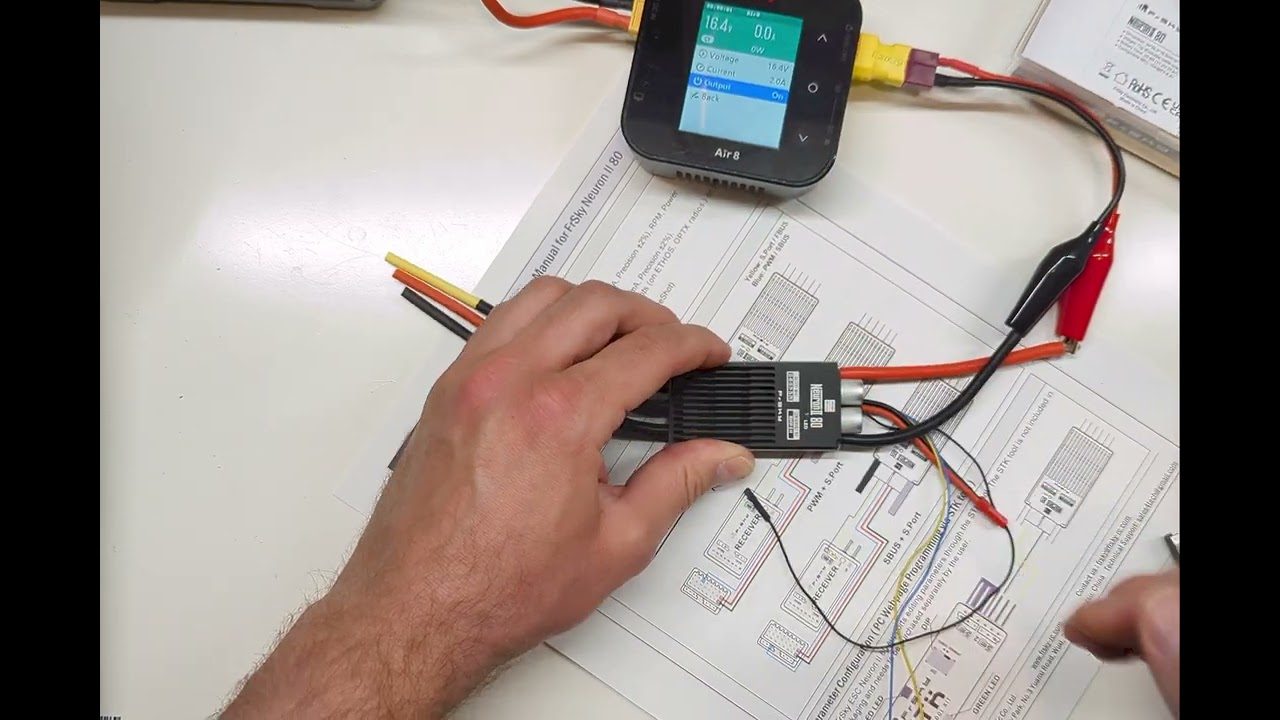 FrSky Neuron II 80A ESC unboxing and a failed attempt to configure