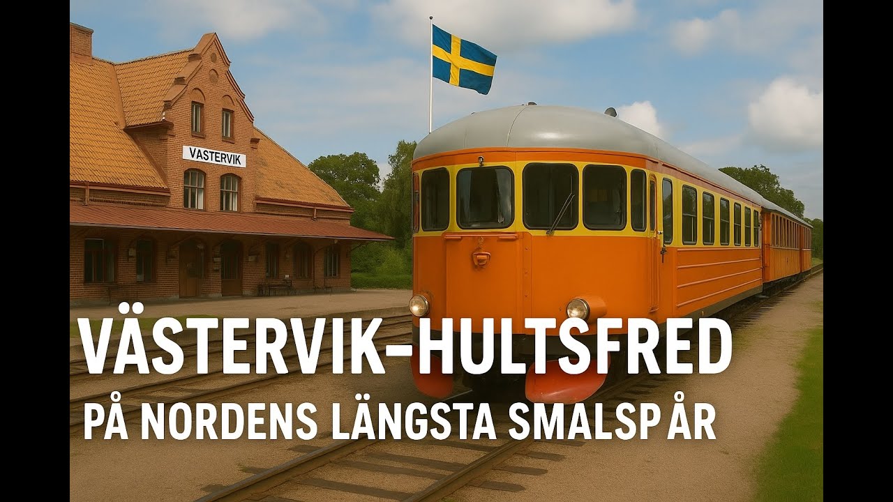 Västervik–Hultsfred på Nordens längsta smalspår – En nostalgisk tågupplevelse