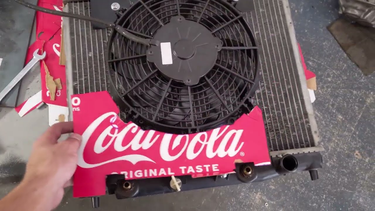 Duratec Swapping the Courier Pt. 9 - Mounting the Cooling Fan