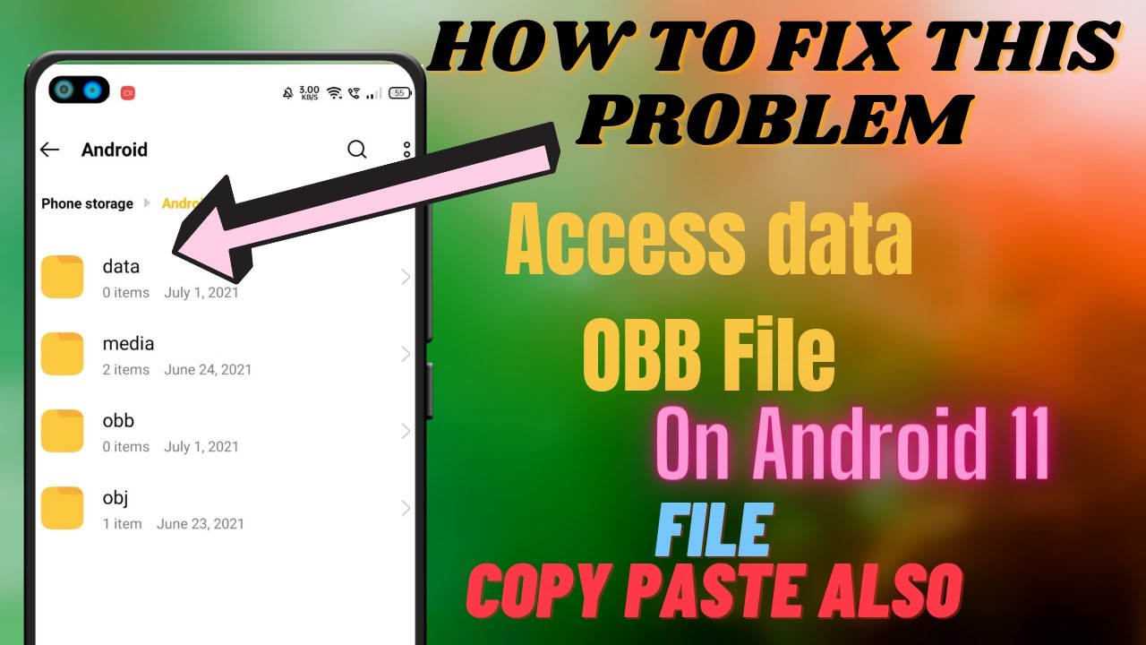 data folder empty android | how to fix android/data folder not showing