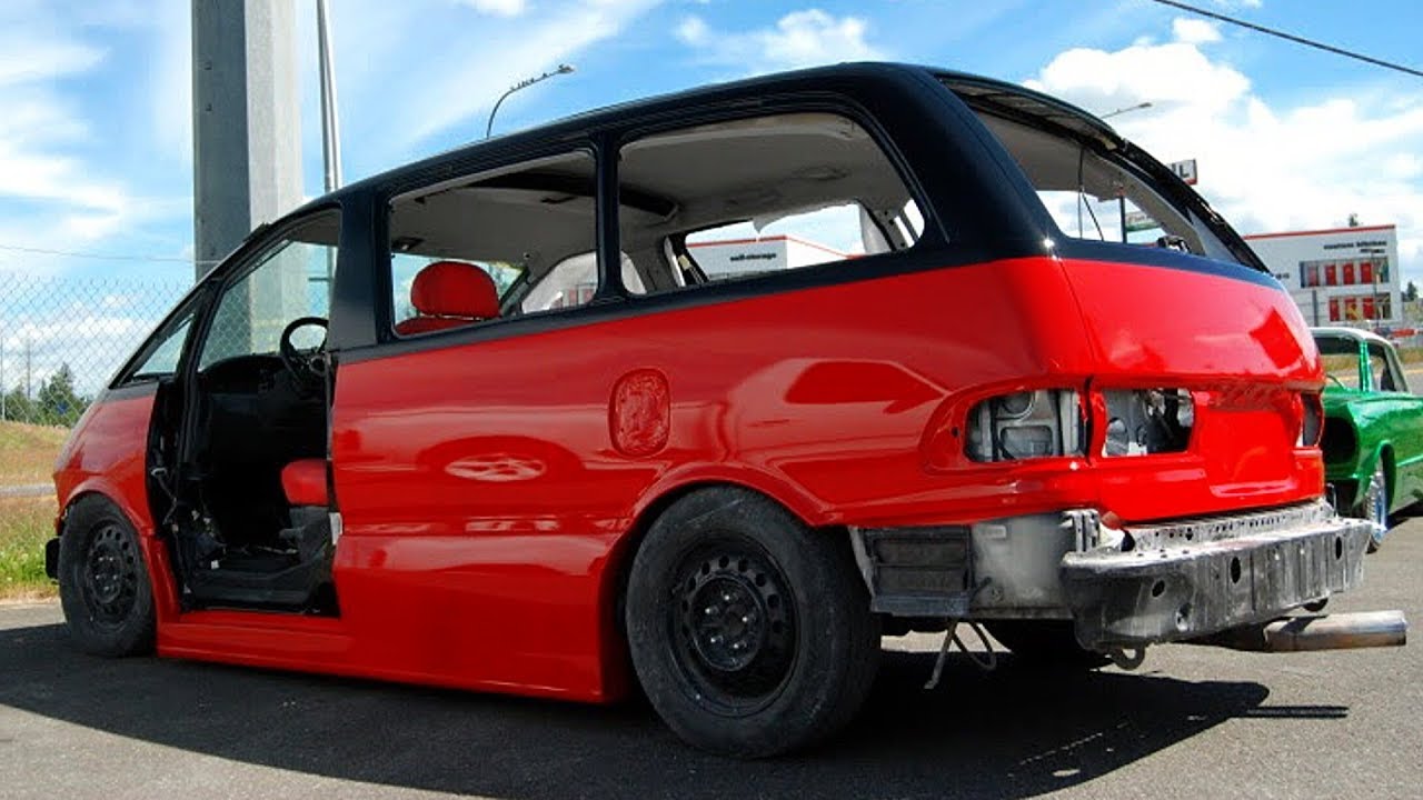 1999 Toyota VIP Previa Slammed Air Ride Build Project