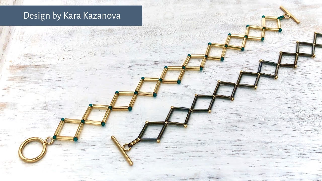 Bonita Bracelet Tutorial | DIY & Crafts | Beaded Bracelet with Bugles
