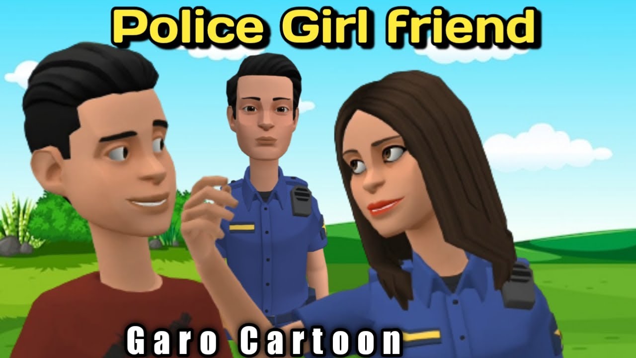 Police Girl friend  / Garo Cartoon 2022   #moral_lovestory