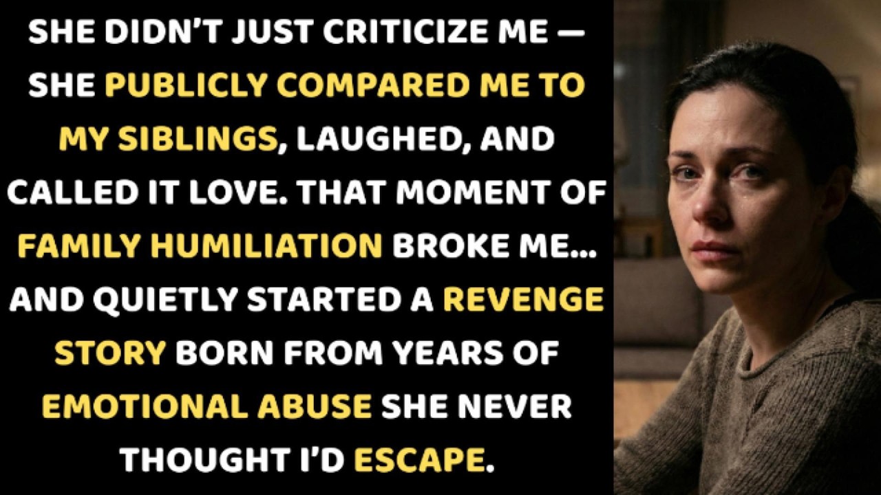 She Publicly Compared Me to My Siblings — So I Let Karma Do the Talking