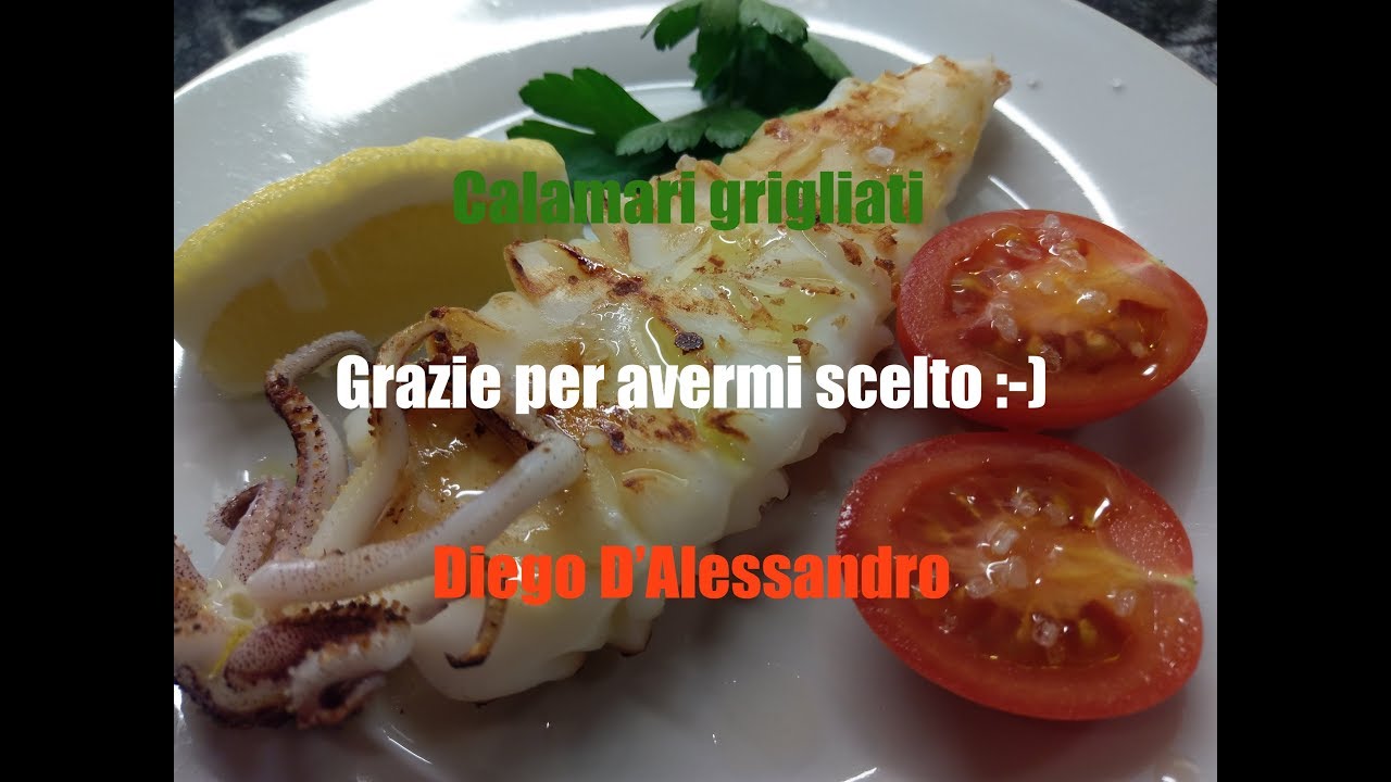 Calamari grigliati / alla piastra